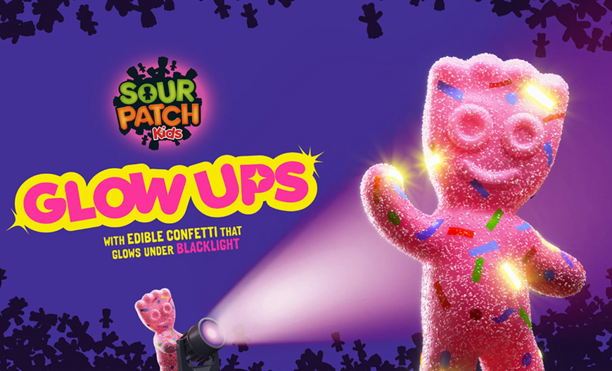 Жувальні цукерки Sour Patch Kids Glow Ups 87г 8868 фото