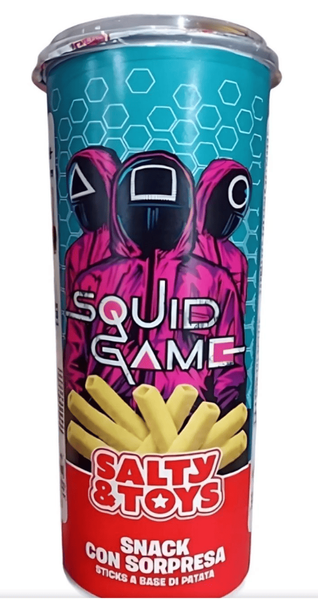 Картопляні снеки з іграшкою Salty & Toys Netflix Squid Game 40г 8919 фото