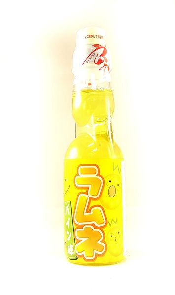 Японська газована вода з кулькою Ramune Lemon 200ml 1750 фото