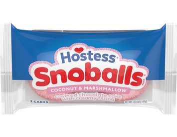 Пирожные Hostess Snoballs Coconut & Marshmallow Covered Chocolate Cakes 100г 11422 фото