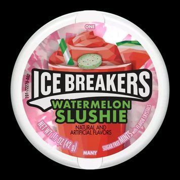 Льодяники драже Ice Breakers Watermelon Slushie Sugar Free Mints 6174 фото