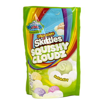 Желейные конфеты Skittles Squishy Cloudz Crazy Sour 94g 3034 фото