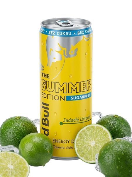 Енергетичний напій Red Bull Summer Edition Sugar Free Sudachi Lime 250мл 11051 фото