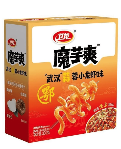 Снеки Weilong Konjac Snack Spicy Garlic Crawfish Flavour 1шт 11764 фото