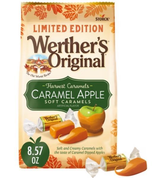 Цукерки Werther's Original Soft Harvest Apple Caramel Candy 243 г 7302 фото