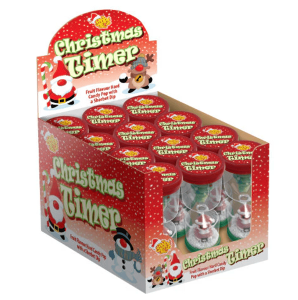 Рождественский таймер Christmas Candy Timer с конфетами 1шт, 65г 9956 фото