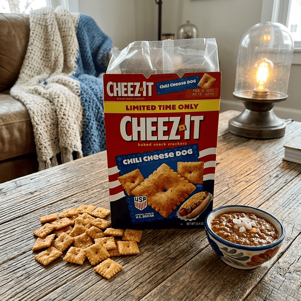 Снеки Cheez-It Chili Cheese Dog Baked Snack Crackers 351г 11621 фото