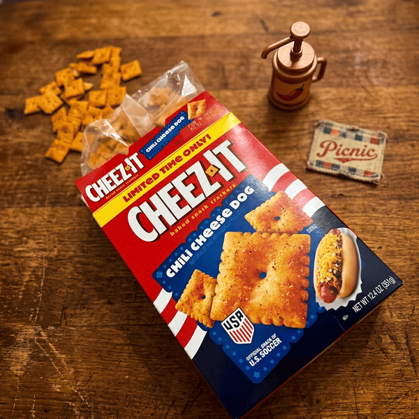 Снеки Cheez-It Chili Cheese Dog Baked Snack Crackers 351г 11621 фото