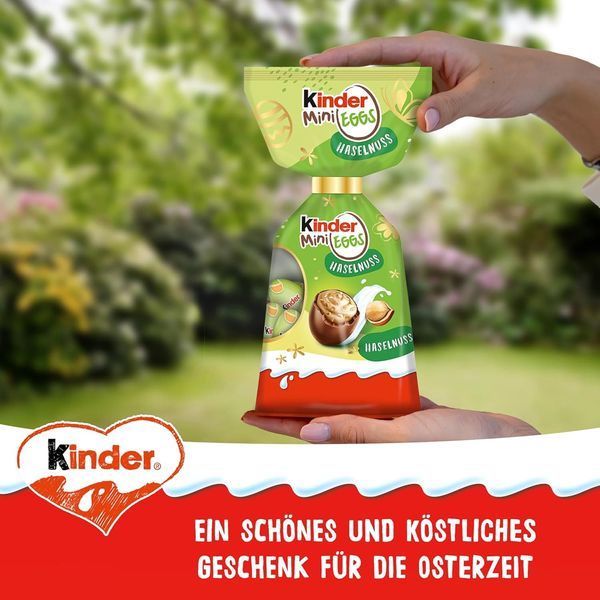 Шоколадні яйця Kinder Mini Eggs Haselnuss Easter 85г 10749 фото