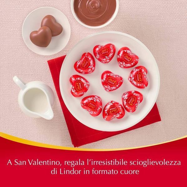 Шоколадные сердечки Lindt Lindor Cuori Latte 96 г. 8058 фото