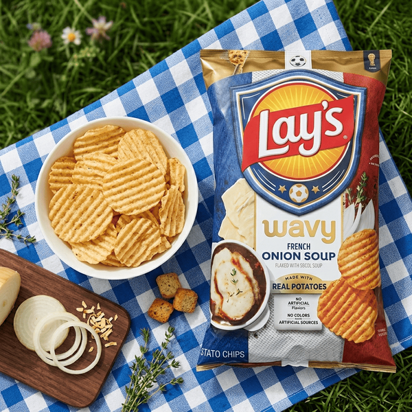 Чипсы Lay's FIFA Wavy French Onion Soup 70.8г 11665 фото