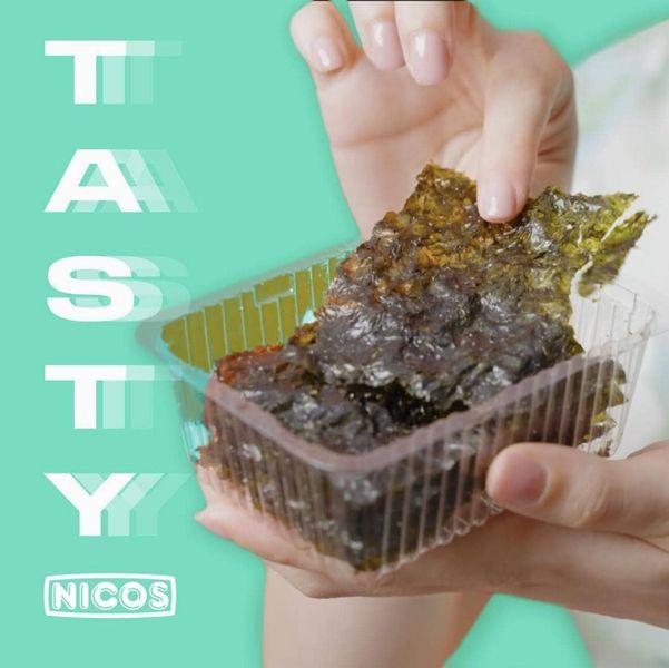 Чіпси з морських водоростей Nicos Seaweed Snack Traditional Flavor 4г 9019 фото