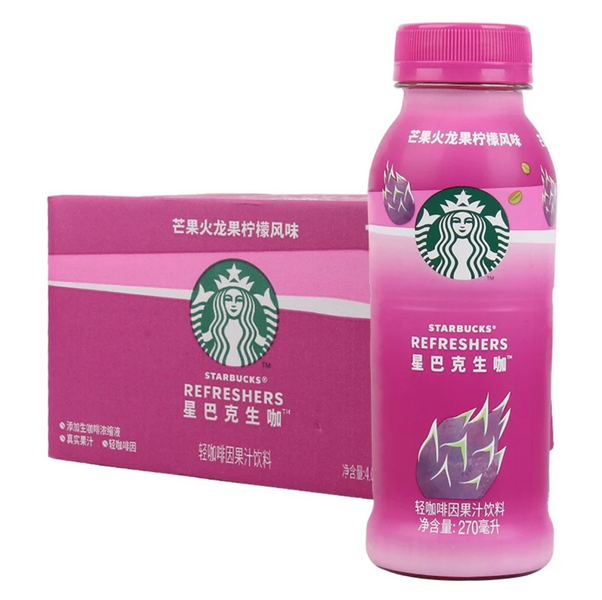Освежающий напиток Starbucks Refresher Mango and Dragonfruit 270 мл 8210 фото