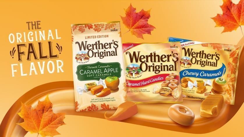 Цукерки Werther's Original Soft Harvest Apple Caramel Candy 243 г 7302 фото