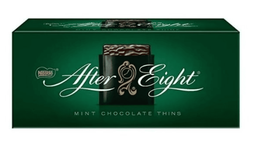 Шоколадные конфеты Nestle After Eight Mint Chocolate Thins 200г 9169 фото