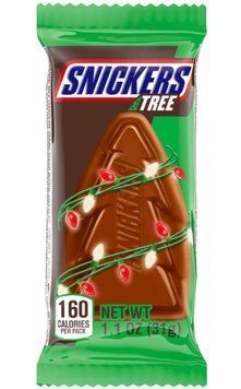 Шоколадний батончик Snickers Trees Chocolate Christmas Bar 31г 10106 фото