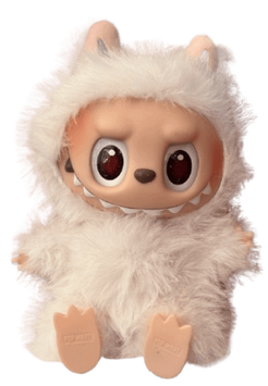 Велика іграшка Лабубу Labubu Pop Mart The Monsters Let's Checkmate Labubu White білий 38 см. 9020 фото