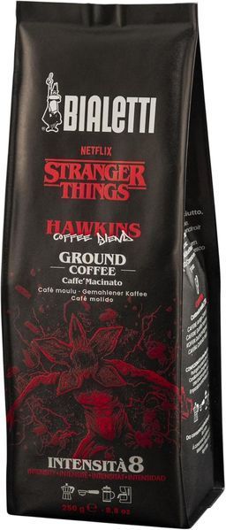 Молотый кофе Bialetti Stranger Things Ground Coffee с жестяной банкой 250г 10207 фото