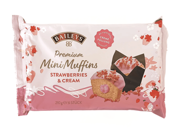 Маффины Baileys Mini Muffins Strawberry Cream 6шт, 210г 9807 фото