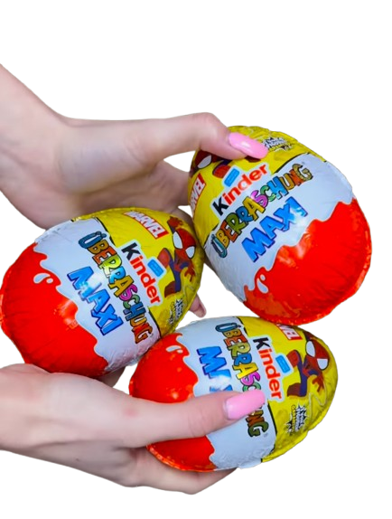 Шоколадное яйцо Ferrero Kinder Surprise Maxi Classic Egg Marvel 100г 8059 фото