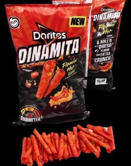 Чипсы Doritos Dinamita Flamin Hot Queso 304.7г 6695 фото
