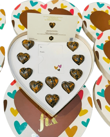 Дубайський шоколад Be My Fix Valentine Box Dubai Chocolate Pistachio Kunafa 8404 фото