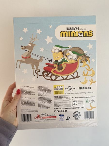 Адвент Календар Minions New Year Advent Calendar 75g 1401 фото