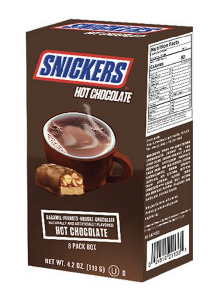 Горячий шоколад Snickers Hot Chocolate 6шт, 120г 8358 фото