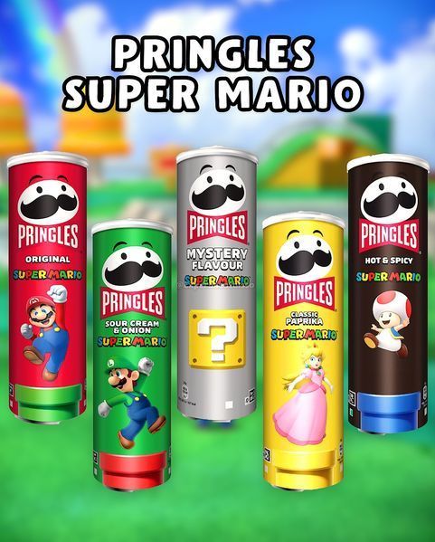 Чипсы Pringles Super Mario Hot & Spicy 185г 8112 фото