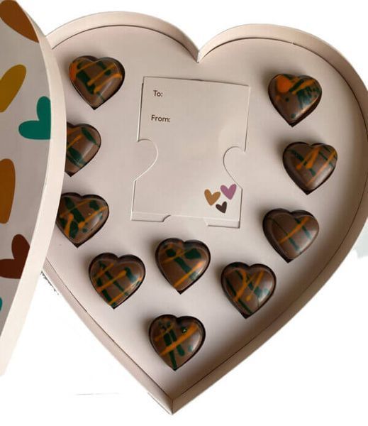 Дубайський шоколад Be My Fix Valentine Box Dubai Chocolate Pistachio Kunafa 8404 фото