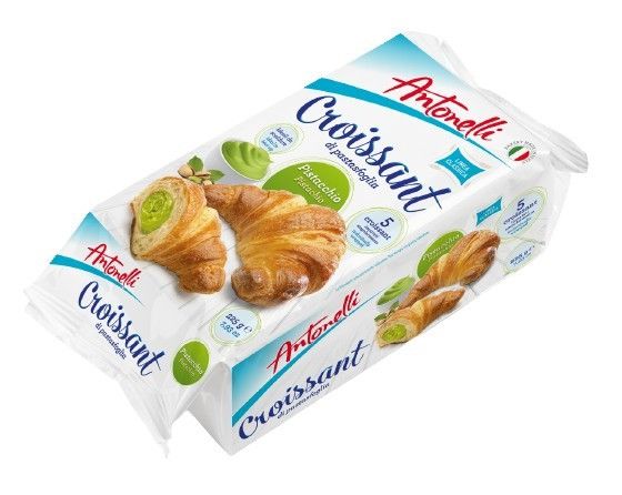 Круасани з фісташковим кремом Antonelli Croissant Pistachio 225 g 5667 фото