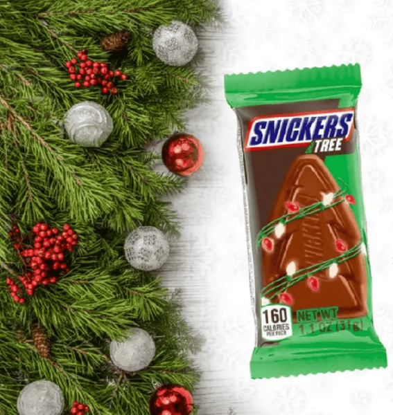 Шоколадний батончик Snickers Trees Chocolate Christmas Bar 31г 10106 фото