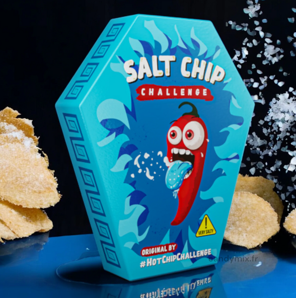 Екстра солоні чіпси Salt Chip Challenge 8г 8770 фото