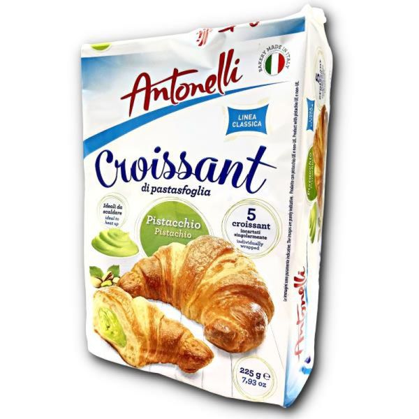 Круасаны с фисташковым кремом Antonelli Croissant Pistachio 225 g 5667 фото