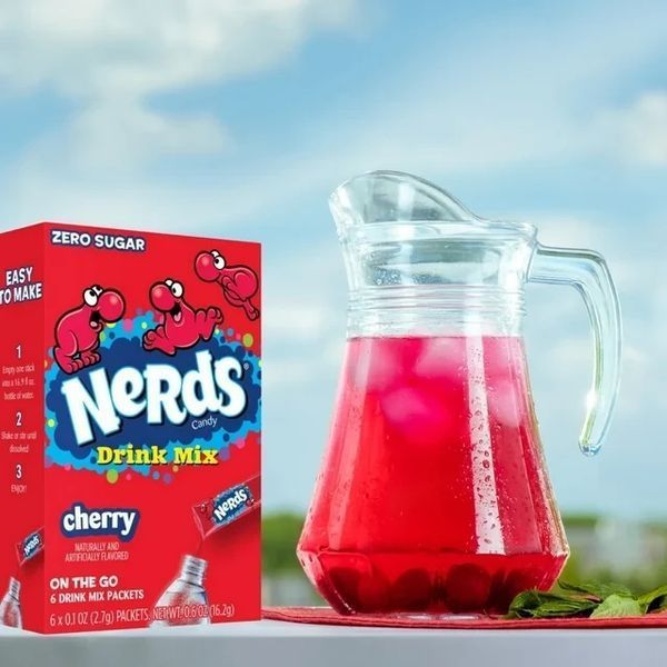 Порошковий напій Nerds PwdMix Cherry 6 стиков 16.2г 6688 фото