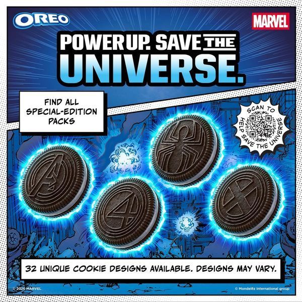 Печенье Oreo Marvel Stuf Of Legends Special Edition 303г 10853 фото