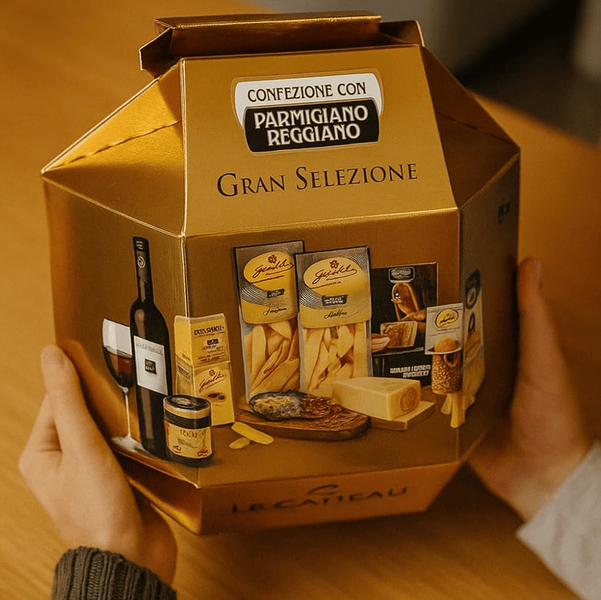 Подарочный набор Confezione Con Parmigiano Reggiano Le Cadeau Gran Selezione 9 компонентов 9758 фото