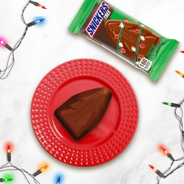 Шоколадний батончик Snickers Trees Chocolate Christmas Bar 31г 10106 фото