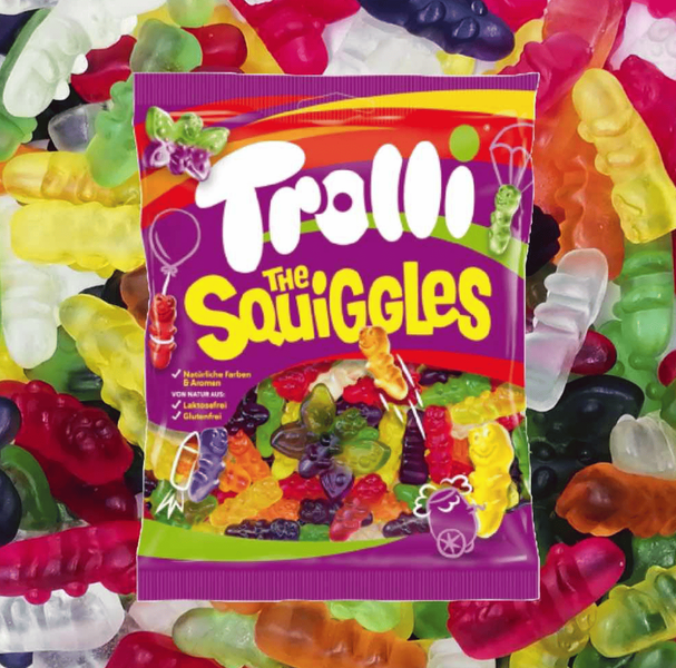 Желейні цукерки Trolli The Squiggles 150г 11666 фото