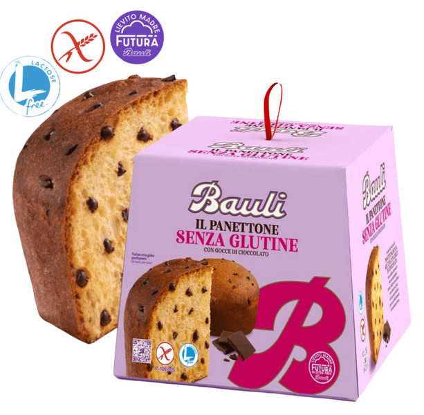 Панеттоне Bauli il Panettone Senza Glutine con Gocce di Cioccolato 400г 10156 фото