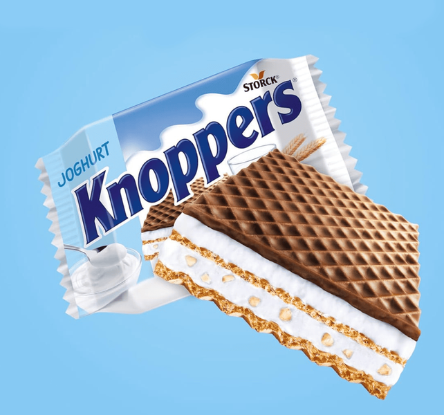 Вафлі Storck Knoppers Milch 15шт x 25г 10306 фото