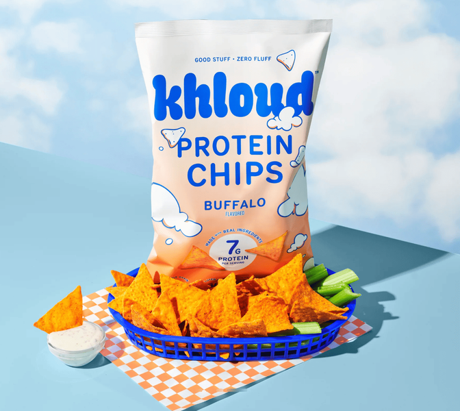 Протеїнові чіпси Khloud Buffalo Protein Tortilla Chips 141г 11715 фото