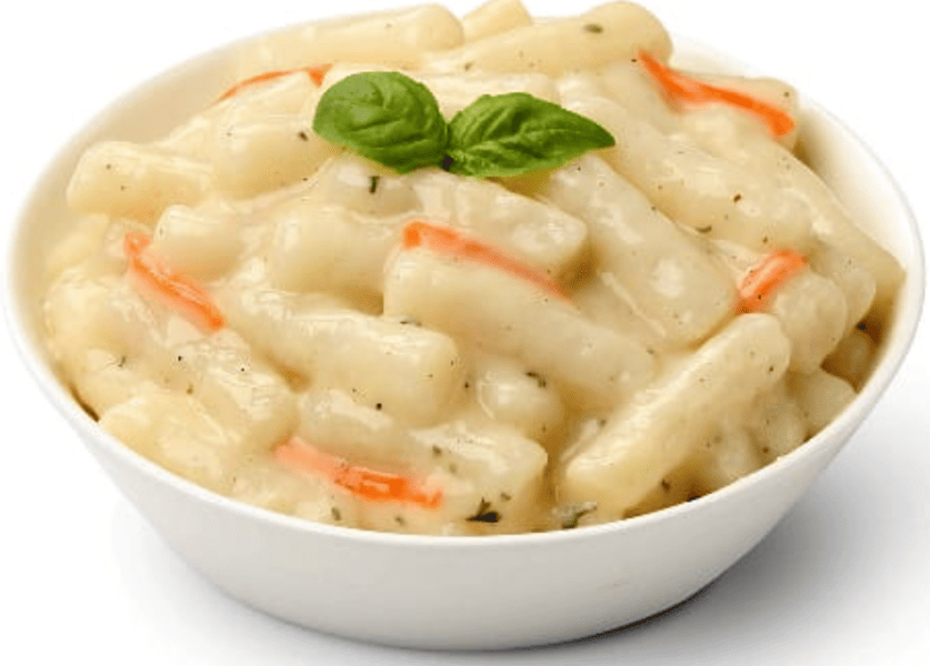 Токпоккі Pink Rocket Topokki Danie Mac & Cheese з сирним соусом 120г 8870 фото