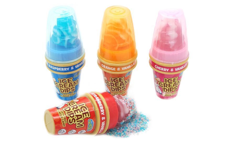 Конфета Мороженена Crazy Candy Factory Ice Cream Dips 20g - 1 шт 2615 фото