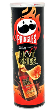 Чипсы Pringles Hot Ones Los Calientes Rojo 156г 8310 фото