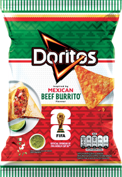 Чіпси Doritos FIFA Mexican Beef Burrito 90г 10904 фото