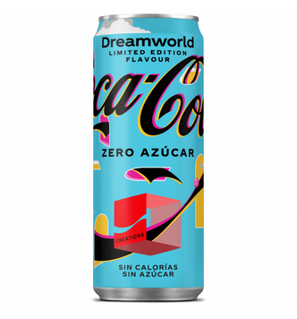 Газировка Coca Cola Dreamworld Limited Edition Zero Sugar 250ml 3036 фото