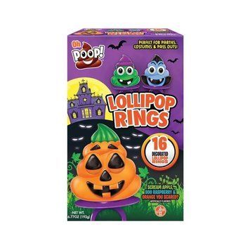Кольцо-Леденец Halloween Lollipop Rings 192g - 20 шт 4058 фото