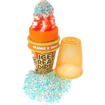 Леденцы с кислым порошком Crazy Candy Factory Ice Cream Dips 20g 4216 фото