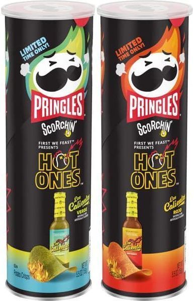 Чипсы Pringles Hot Ones Los Calientes Rojo 156г 8310 фото